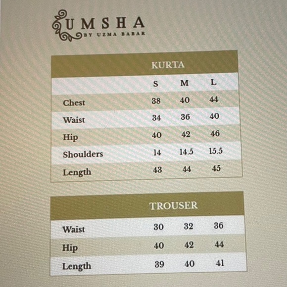 Umsha by Uzma babar formal 3 piece dress - Picture 8 of 8